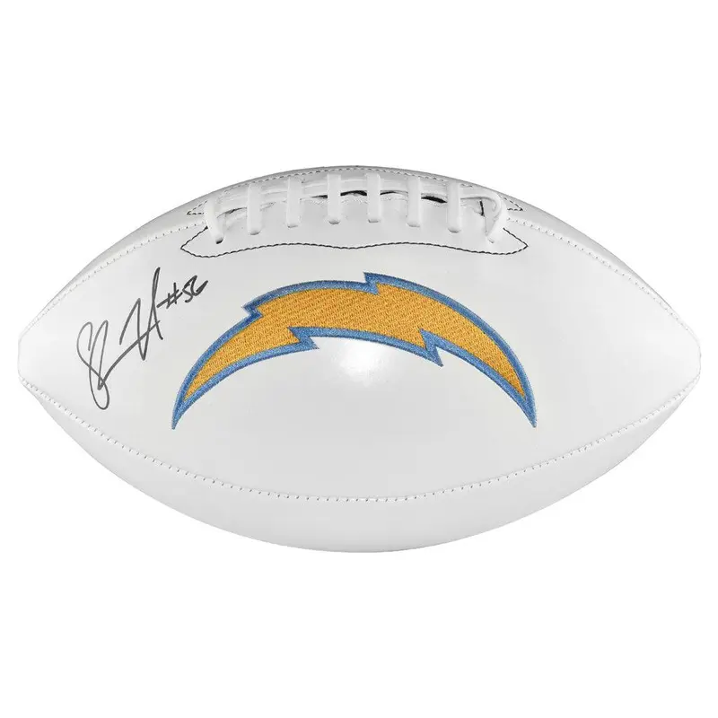 Shawne Merriman Signed Los Angeles Chargers Logo Football - JSA
