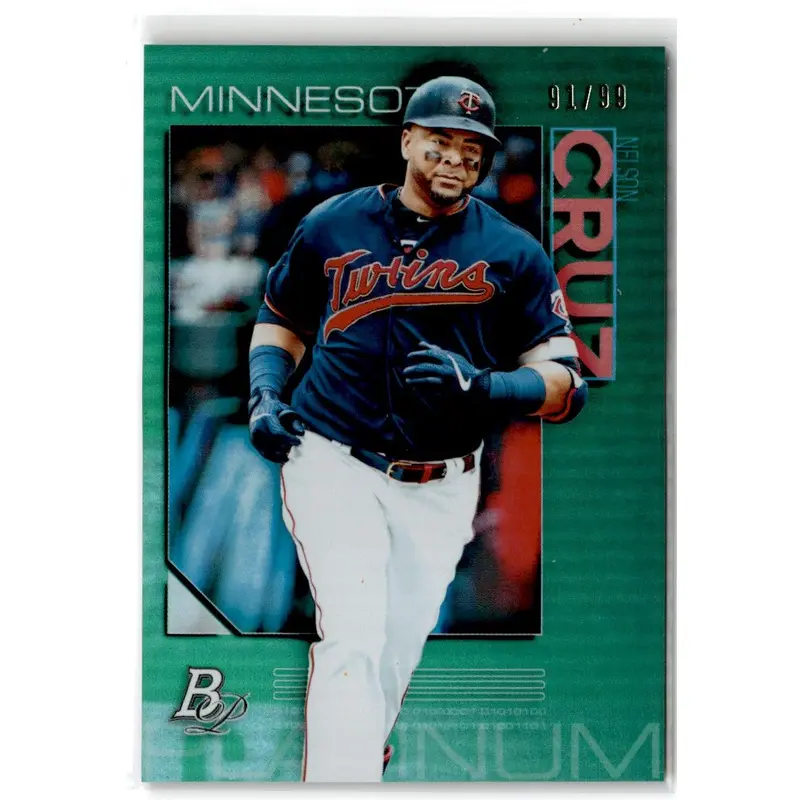 2020 Bowman Platinum Green Nelson Cruz #94 91/99