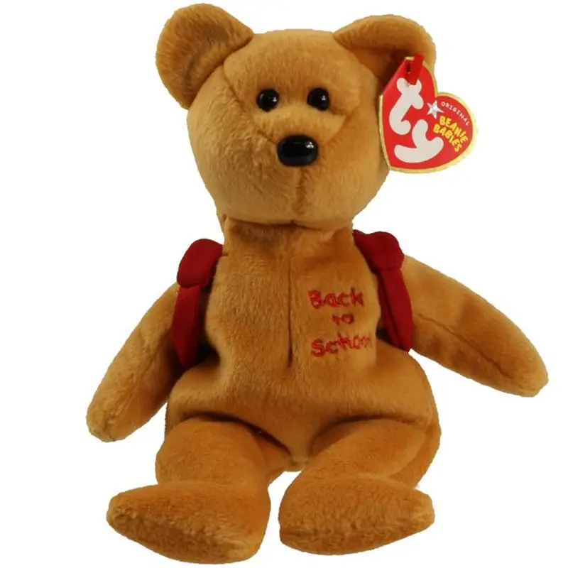 Books the Bear (Red Back Pack)
