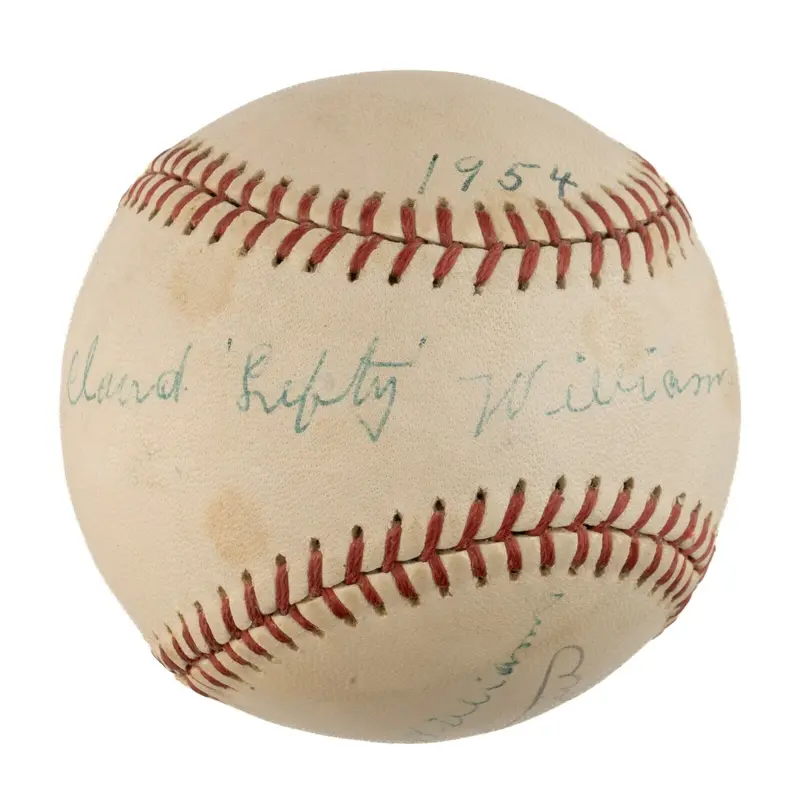 Claude "Lefty" Williams Signed Baseball 1919 Black Sox JSA COA