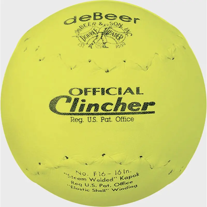 New Rawlings deBeer Official Clincher Chicago 16" Softball