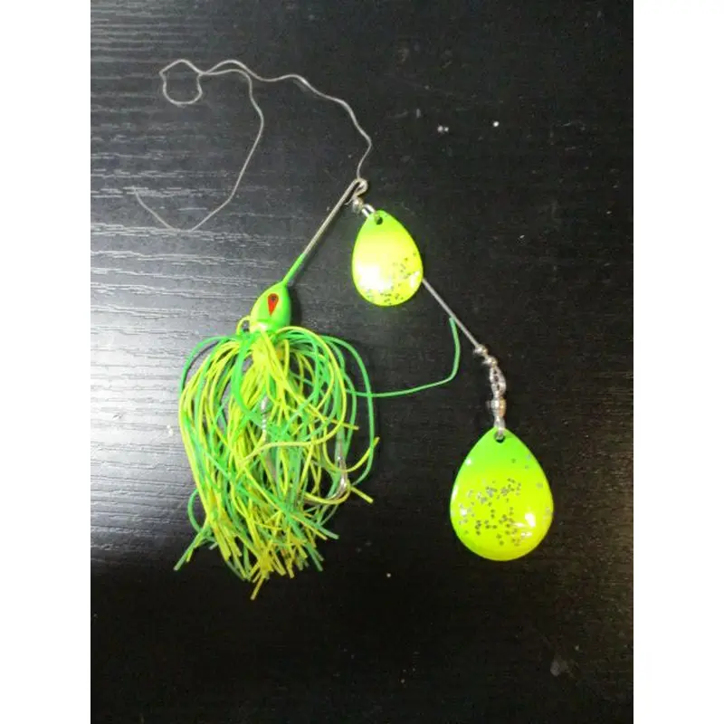Used Glitter Yellow Spinner Bait Lure