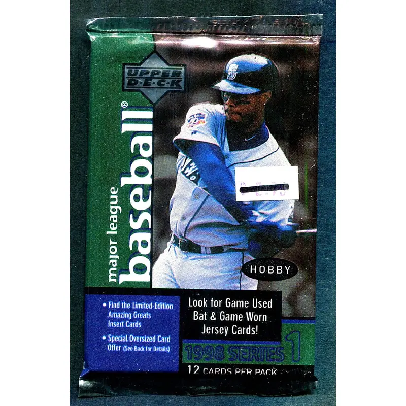 1998 Upper Deck Baseball Unopened Series 1 Pack (Hobby) (12) (PS)