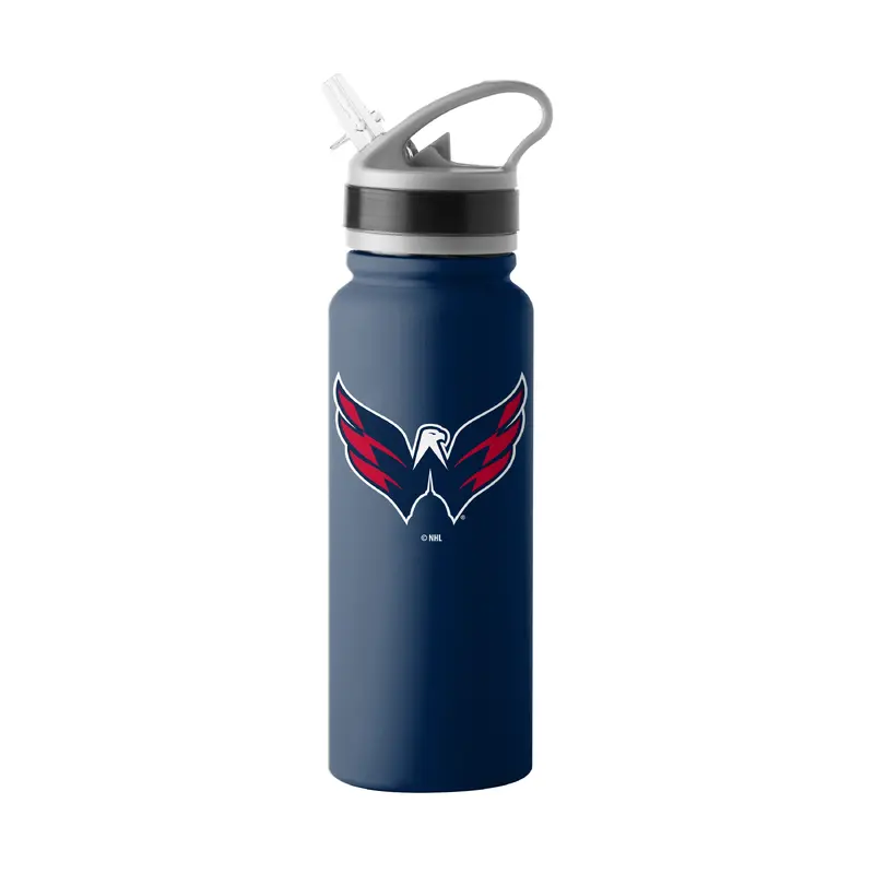 Washington Capitals Logo 25oz Stainless Single Wall Flip Top Bottle