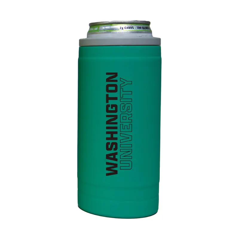 Washington U St Louis 12oz Optic Stacked Soft Touch Slim Coolie