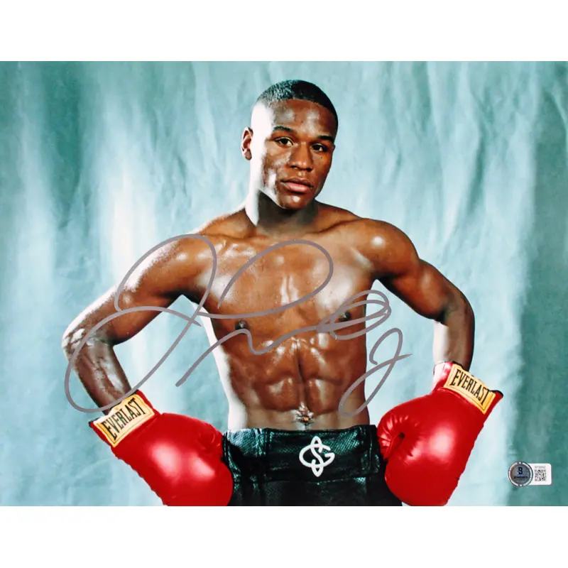 Floyd Mayweather Authentic Signed 11x14 Photo Autographed BAS #BP00950