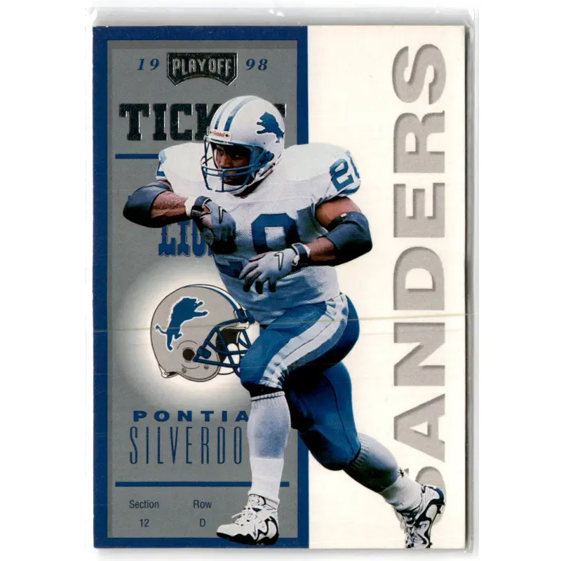 1998 Playoff Contenders Ticket Barry Sanders #29
