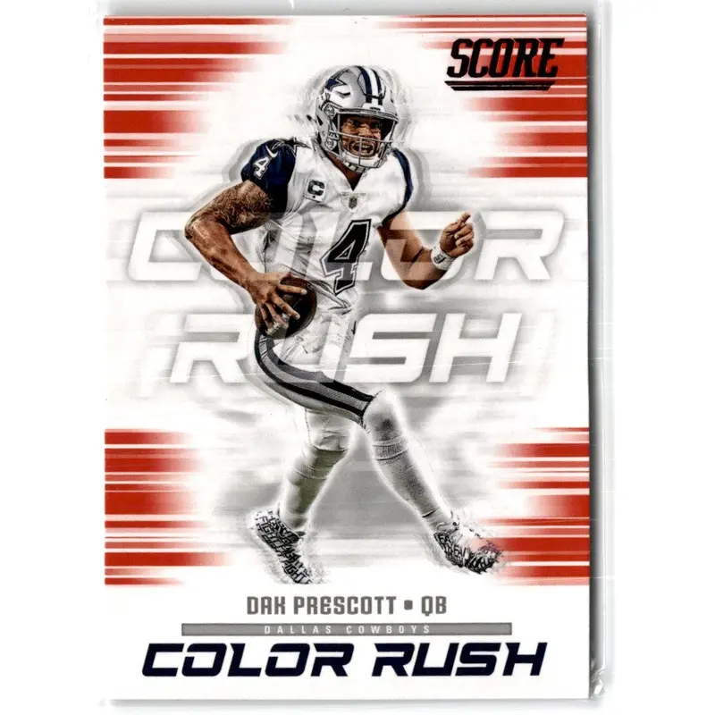 2018 Score Color Rush Red Dak Prescott #13