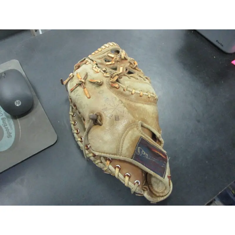 Vintage Spalding Jor Torre Leather First Base Glove Lefty