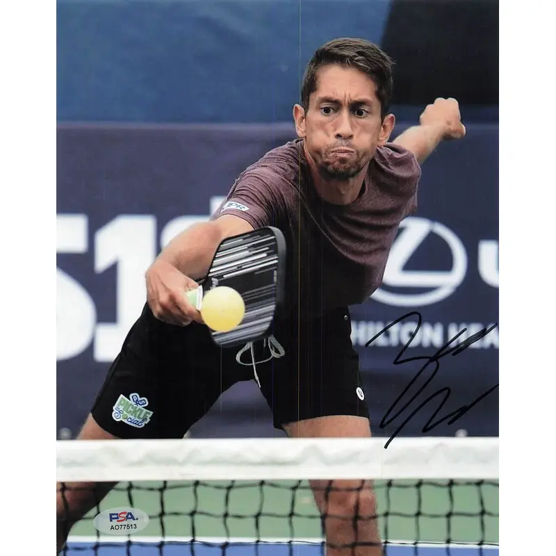 Zane Navratil signed 8x10 photo PSA/DNA Autographed Pickleball