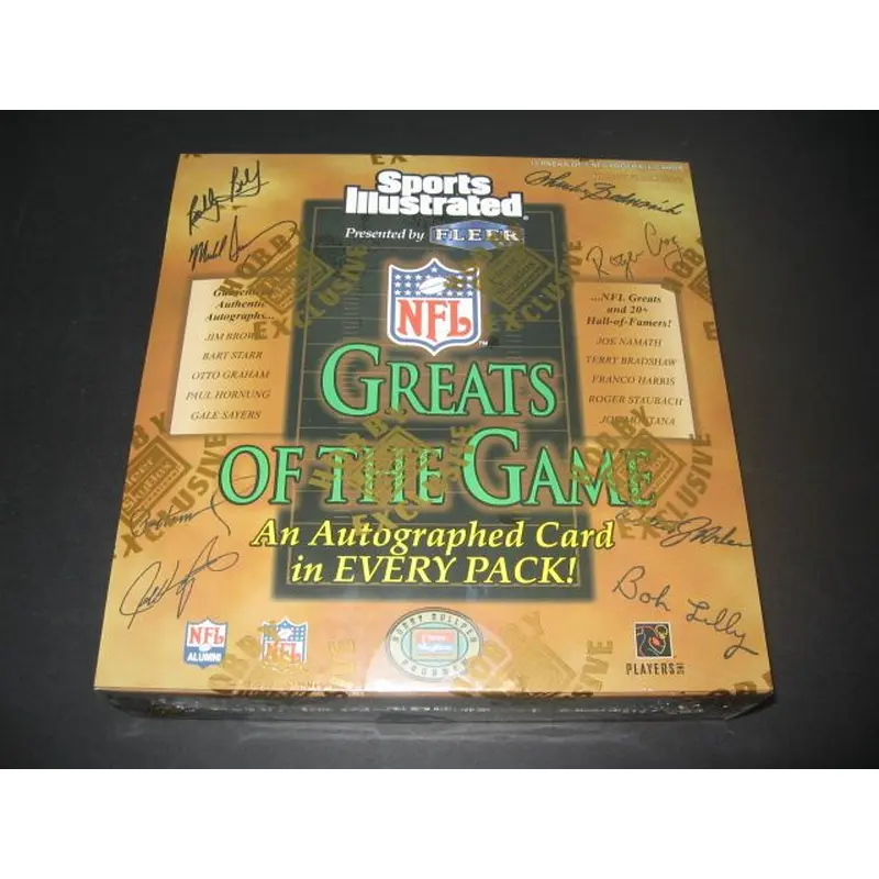 1998 Fleer SI Sports Illustrated Greats Game Football Box