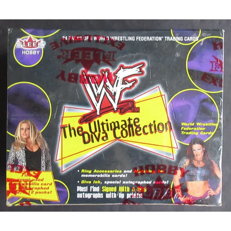 2001 Fleer WWF Ultimate Diva Collection Box (24/8)