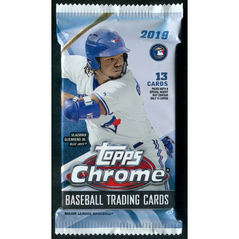 2019 Topps Chrome Baseball Unopened Jumbo Pack (Hobby) (13)