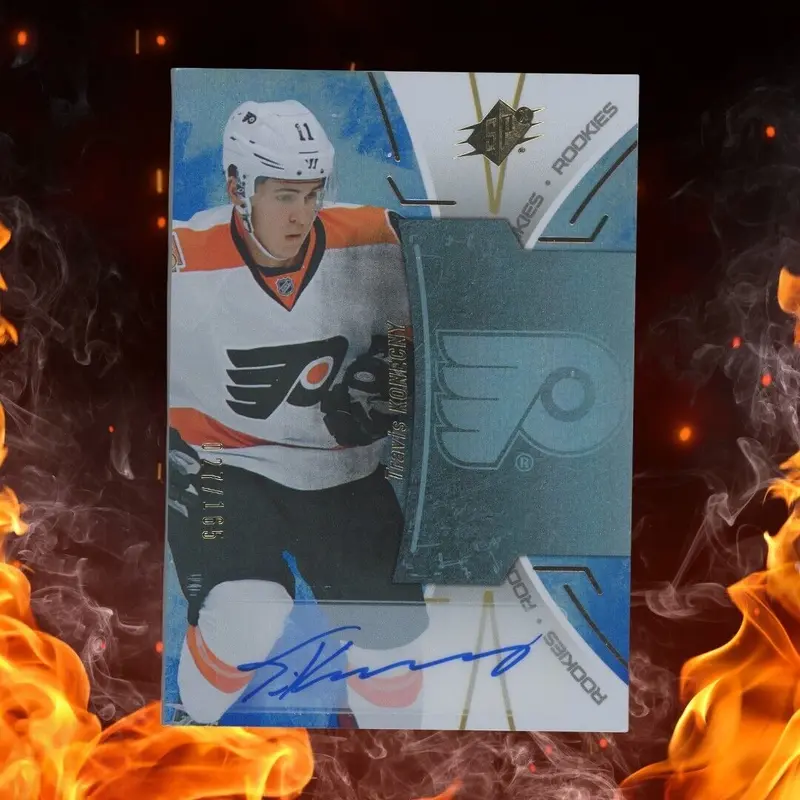 2016-17 Upper Deck SPx TRAVIS KONECNY Rookie Auto /165 #R-TK