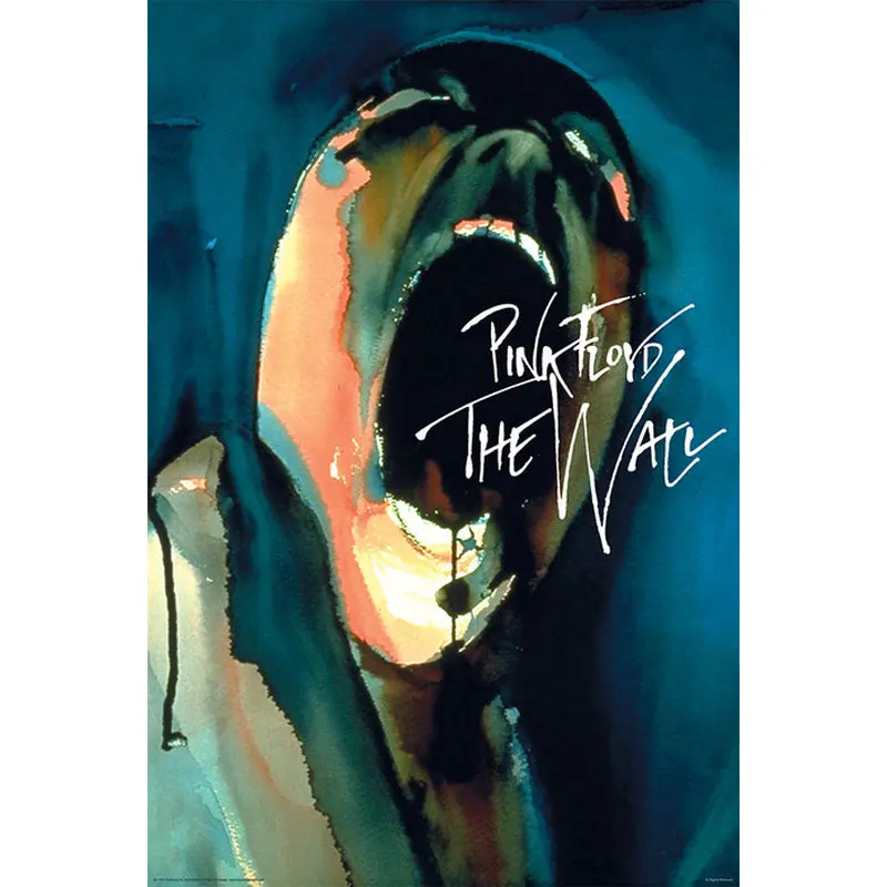 Pink Floyd "The Scream" The Wall Movie Poster Art (1982) Poster - Aquarius Images