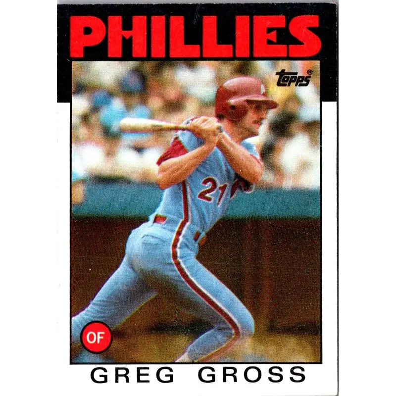 1986 Topps Greg Gross #302