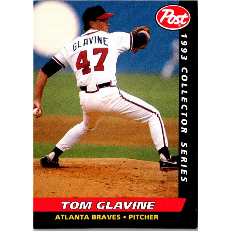 1993 Post Cereal Tom Glavine #21