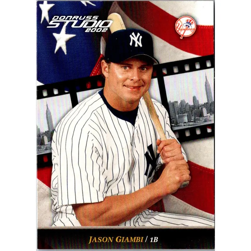 2002 Donruss Studio Jason Giambi #75