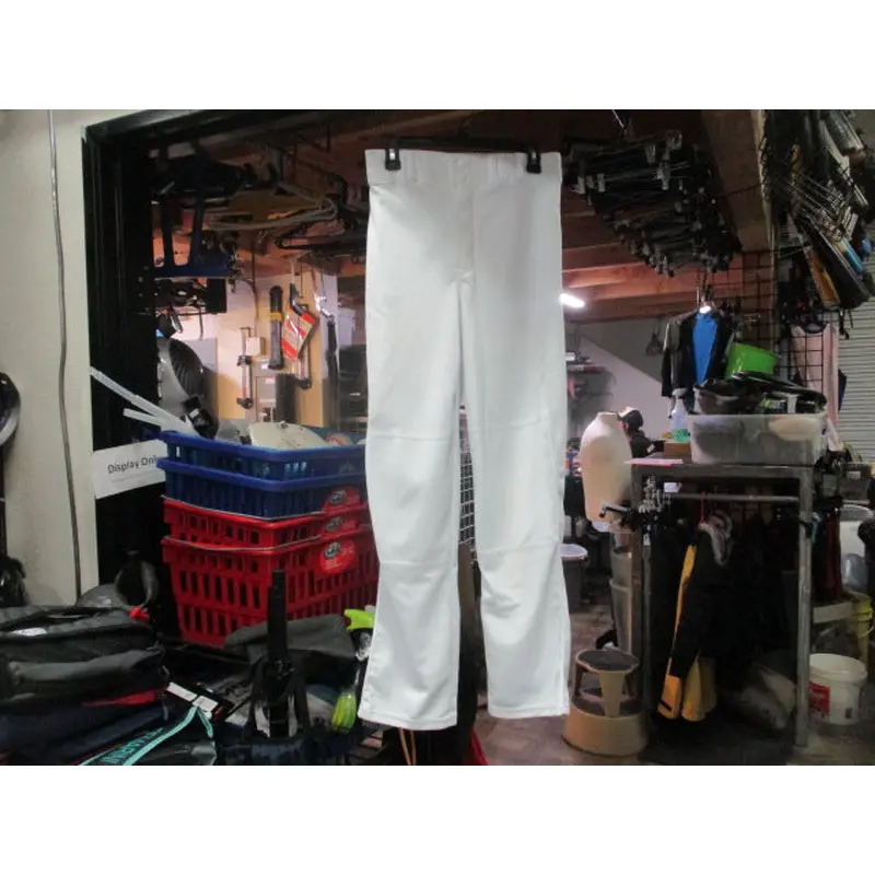 Used Champro White Open Bottom Baseball Pants Size Youth XL