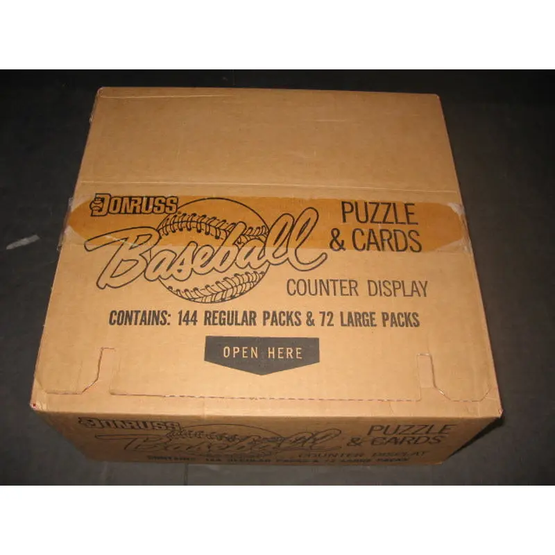 1987 Donruss Baseball Display Case (144/72) (NFS)