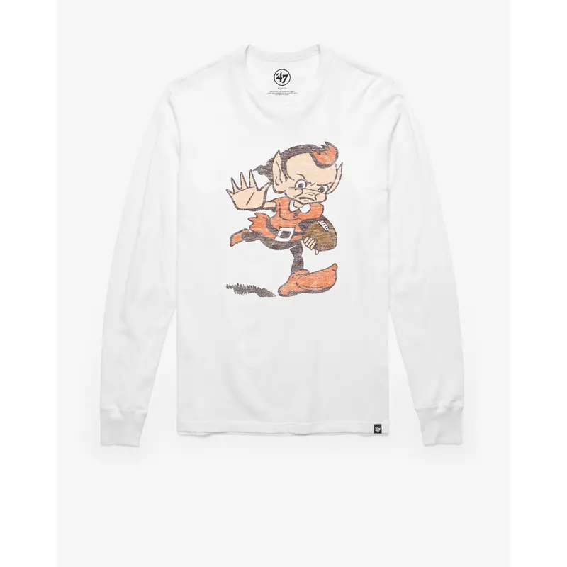 CLEVELAND BROWNS HISTORIC PREMIER '47 FRANKLIN LONG SLEEVE TEE