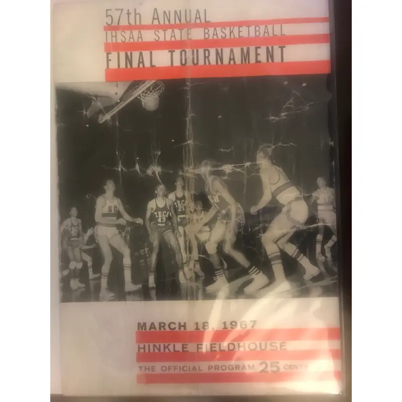 1967 Indiana High School Basketball State Finals Program