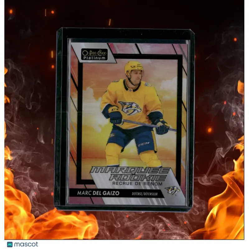 2023-24 O-Pee-Chee Platinum Marc Del Gaizo Sunset Marquee Rookie #278