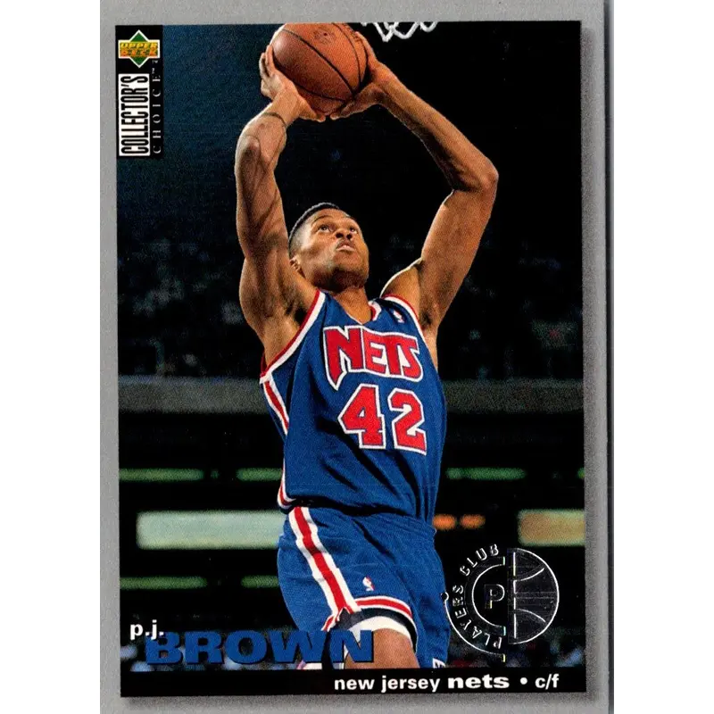 1995 Collector's Choice Player's Club P.J. Brown #85