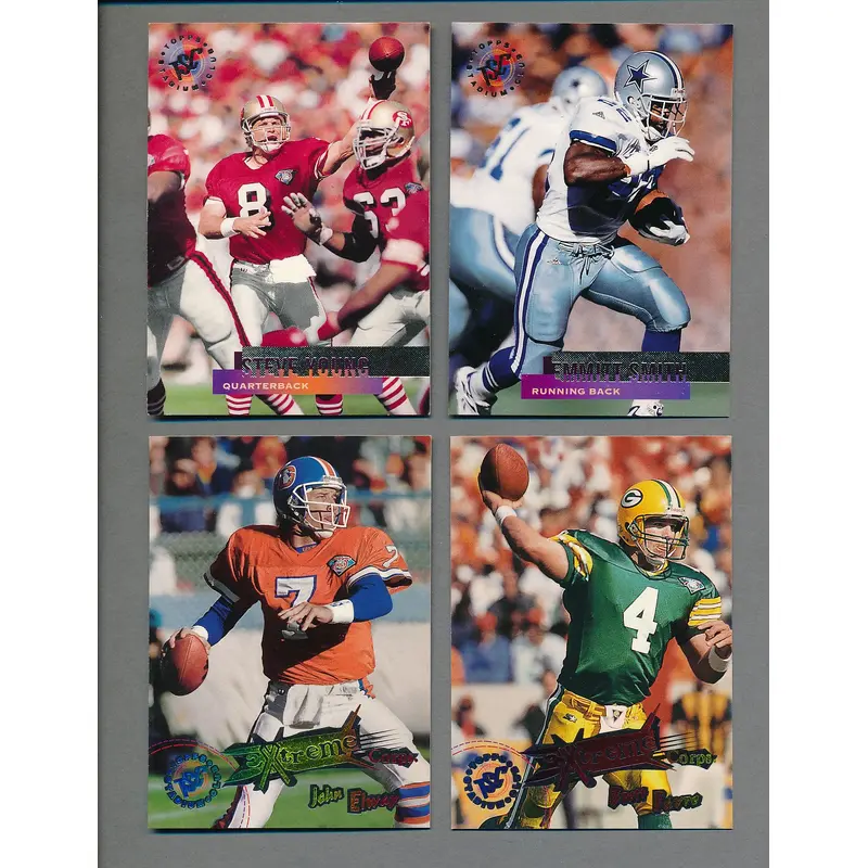 1995 Topps Stadium Club Football Complete Series 1 Set (225) NM/MT MT