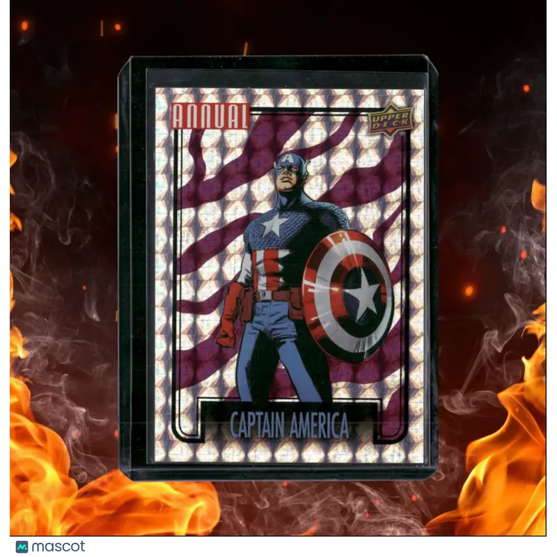 2022 Upper Deck Marvel Annual Captain America Backscatters Foil #B2