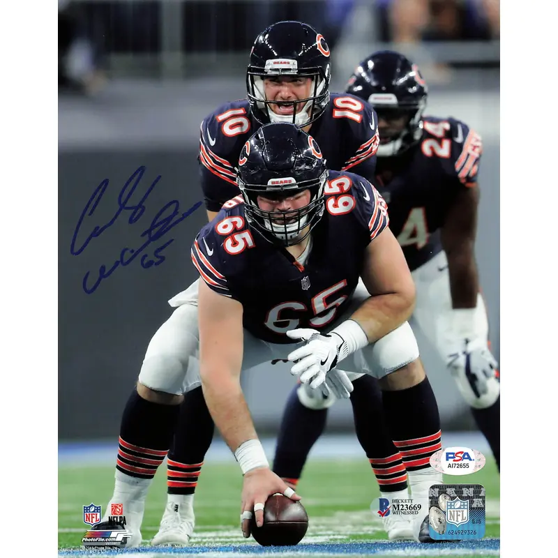 CODY WHITEHAIR Signed 8x10 photo PSA/DNA Chicago Bears Autographed
