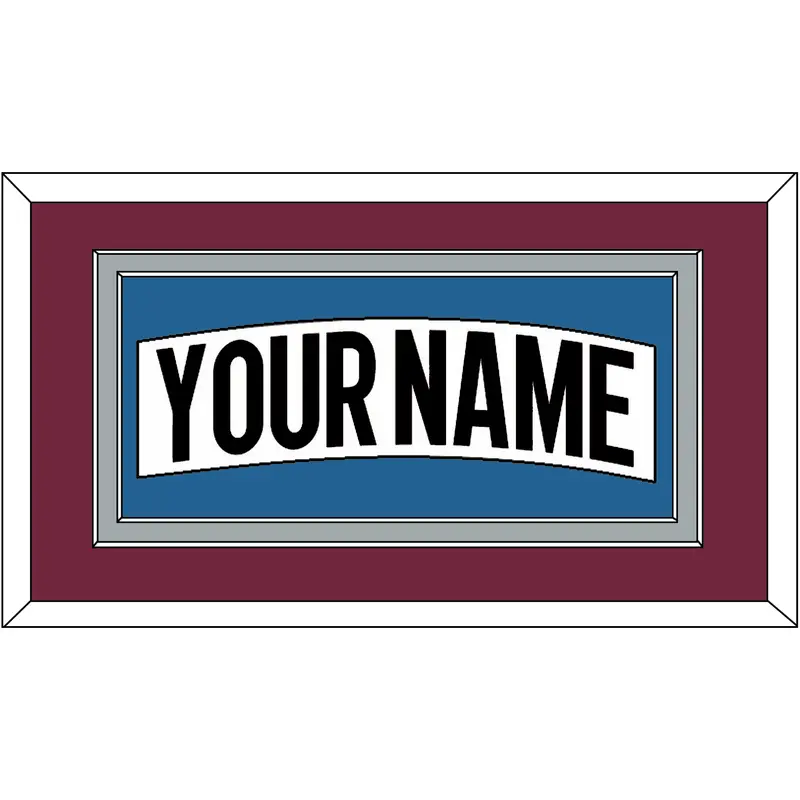 Colorado Nameplate - Road White (2017-2021) - Double Mat 3
