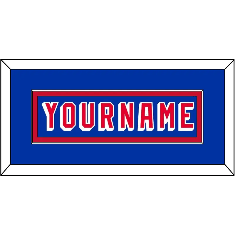 New York Nameplate - Road Blue (1978-1990) - Single Mat 2