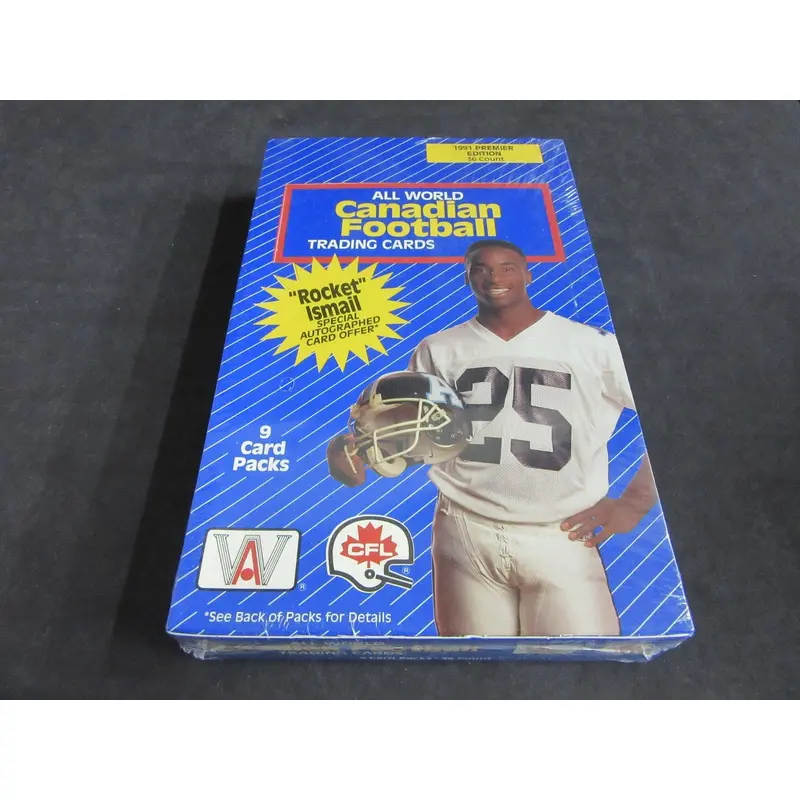 1991 All World Canadian Football Box