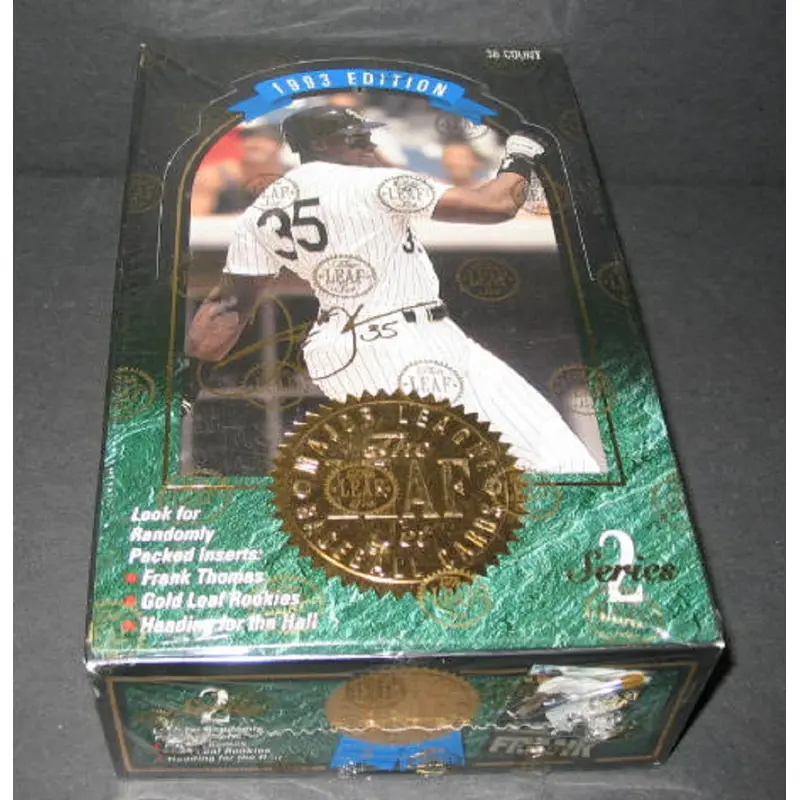1993 Leaf Baseball Series 2 Box (36/14)
