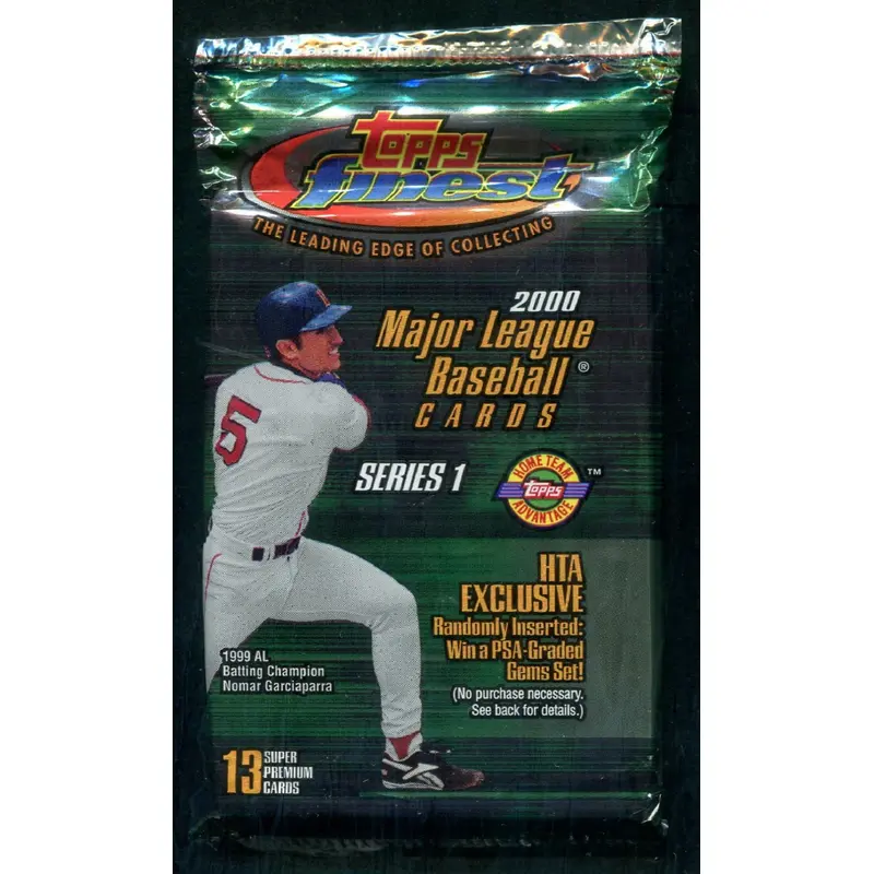 2000 Topps Finest Baseball Unopened Series 1 Jumbo Pack (HTA) (13)
