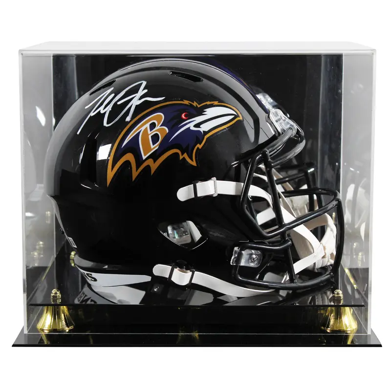 Ravens Terrell Suggs Signed Full Size Speed Rep Helmet W/ Case BAS Witnessed