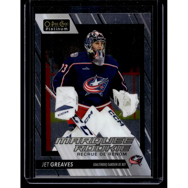 2023-24 Upper Deck OPC Platinum - Marquee Rookies - Jet Greaves #237 RC