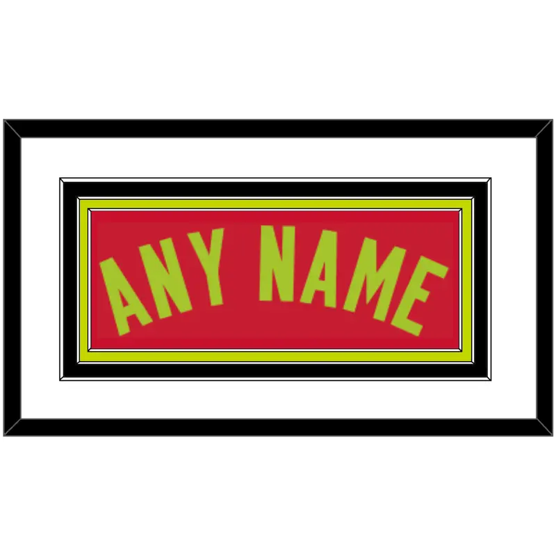 Atlanta Name - Red Icon (2015-2020) - Triple Mat 1