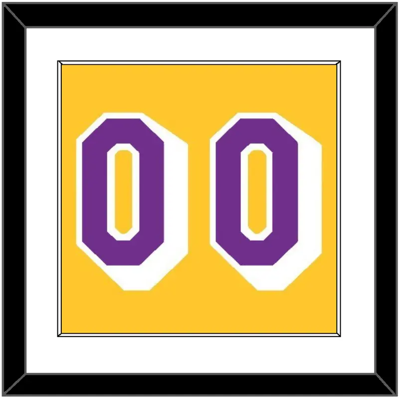 Los Angeles Number - Home Yellow (1978-1997) - Single Mat 1