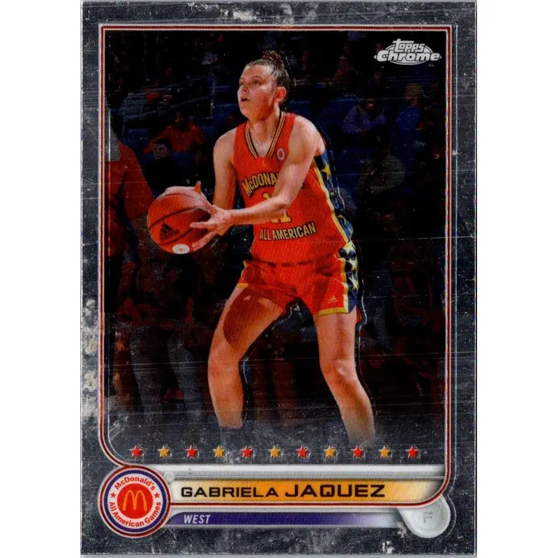 2022 Topps Chrome McDonald's All American Gabriela Jaquez #44