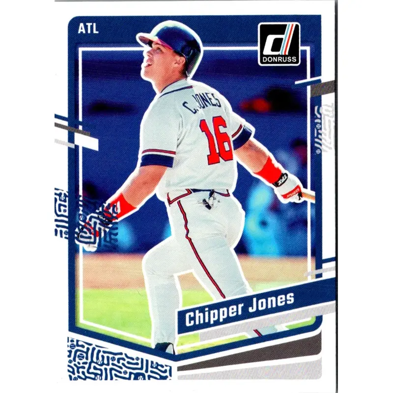 2023 Donruss Holo Blue Chipper Jones #216