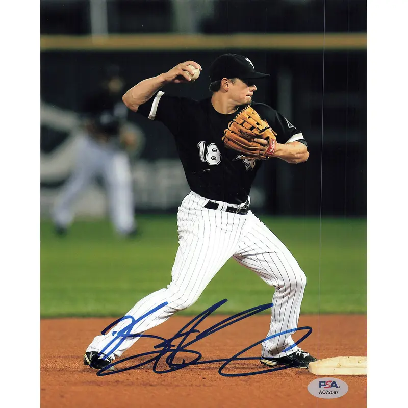 Connor Gillaspie signed 8x10 photo Chicago White Sox PSA/DNA Autographed