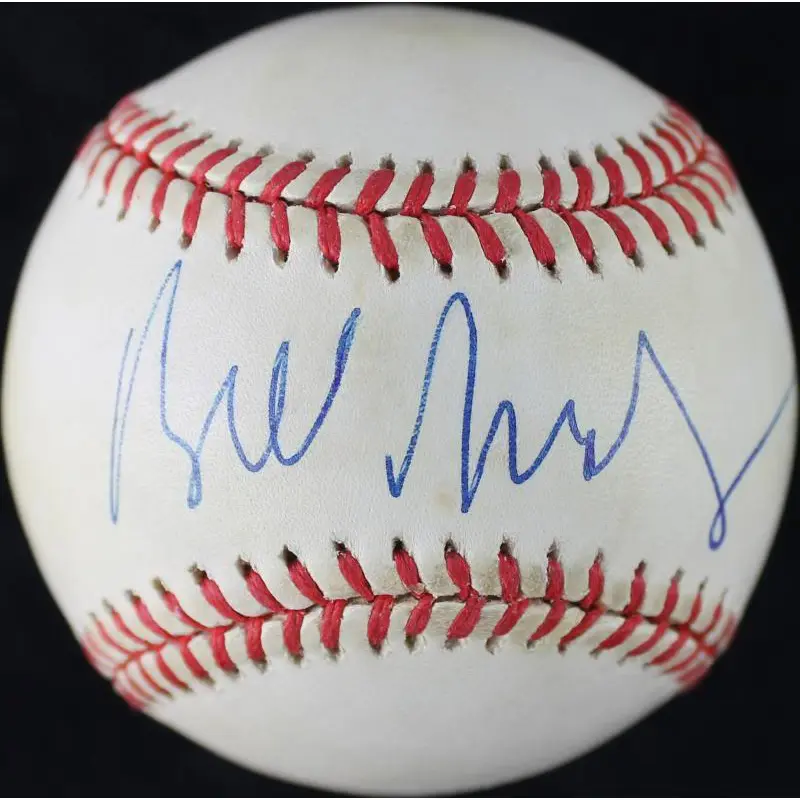 Knicks Bill Bradley Signed Authentic OML Baseball Nj Senator PSA/DNA #U50662