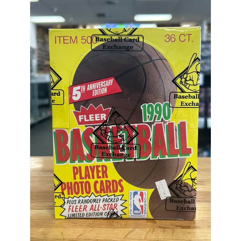 1990-91 Fleer Basketball BBCE Wrapped Box