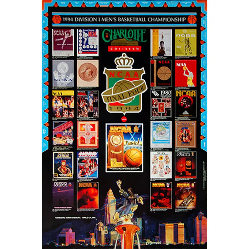 NCAA Men's Basketball Final Four 1994 Official Event Poster - Action Images