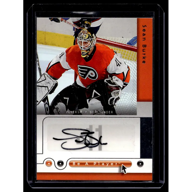 2005-06 Upper Deck Be a Player - SP Signatures - Sean Burke  #SB