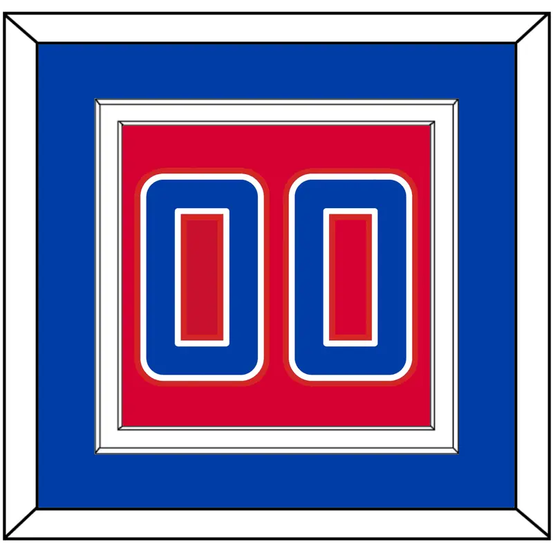Los Angeles Number - Road Red (2013-2015) - Double Mat 3