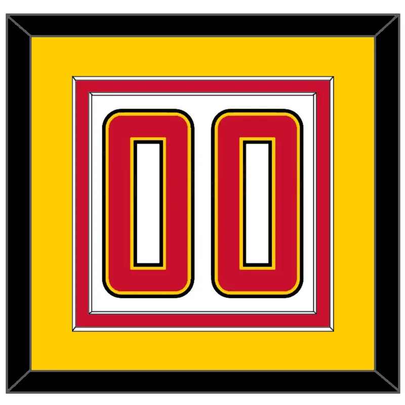 Maryland Basketball Number - Home White (2013-2015) - Double Mat 5