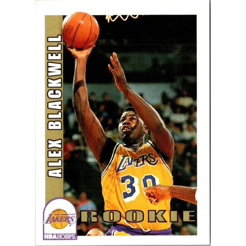 1992 Hoops Alex Blackwell #408 Rookie